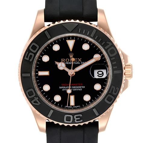 rolex watch with rubber strap